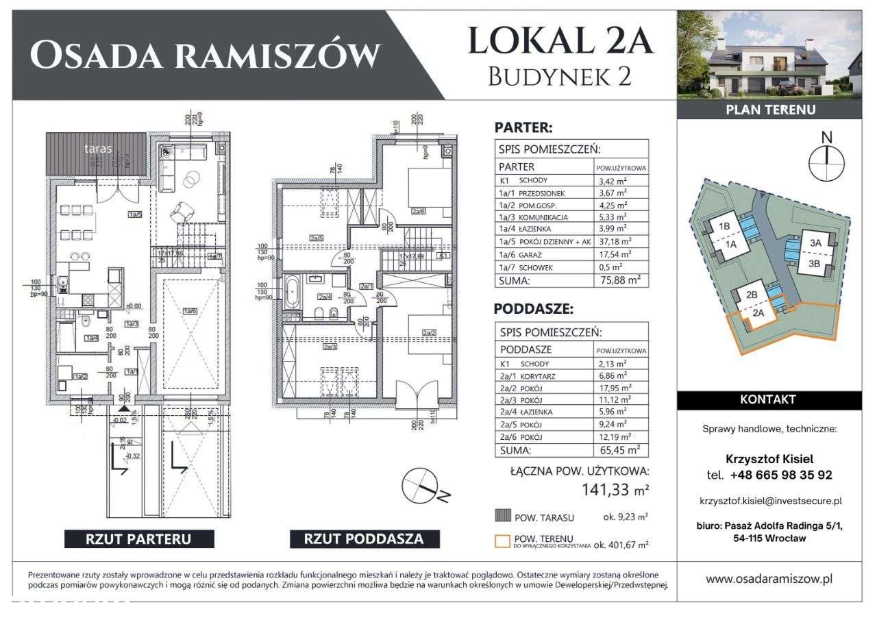 Dom bliźniak - 2km od Wrocławia! Wysoki standard-8