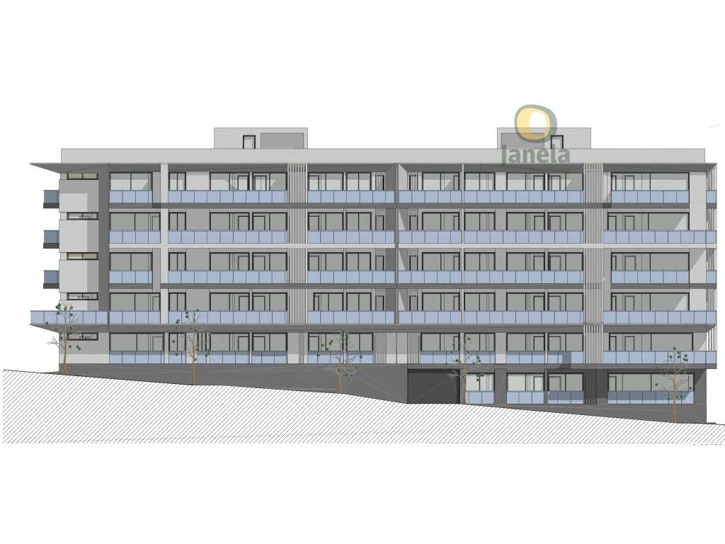 Terreno com Projeto Aprovado para 46 Apartamentos em Quarteira-0