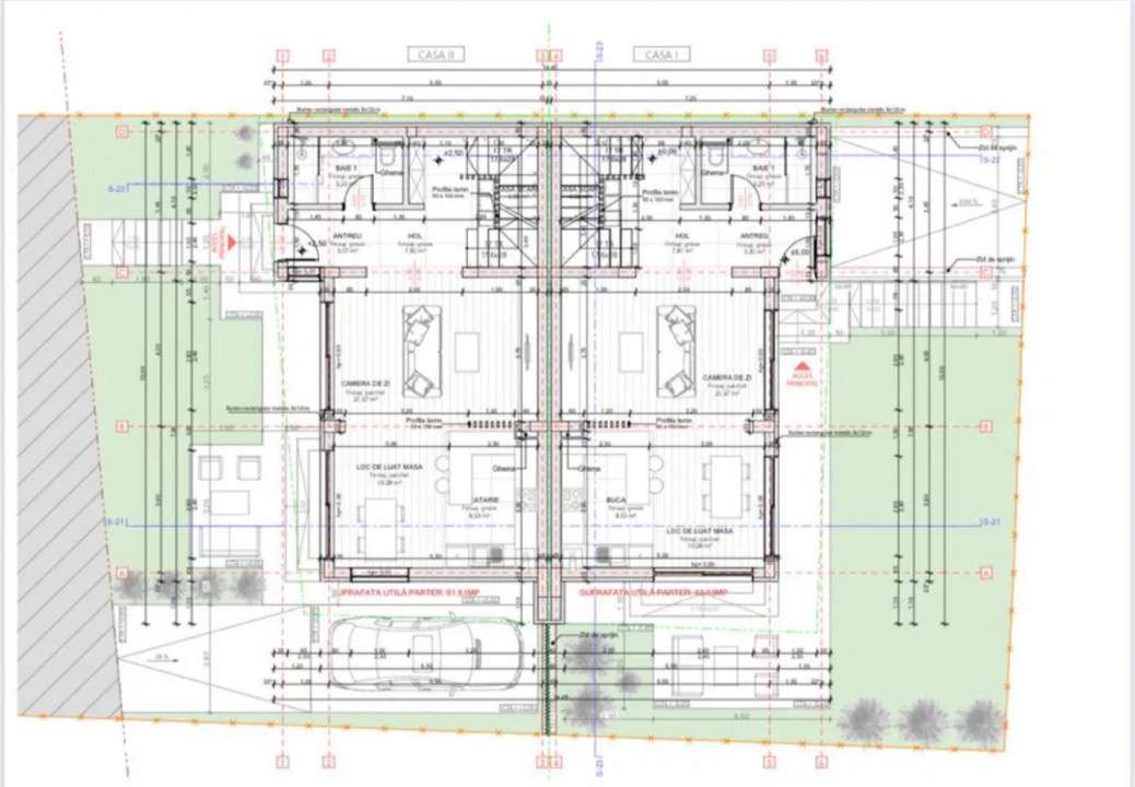 Casa cuplata, 183mp utili, zona ANL, Floresti - Imagine principală: 4/6