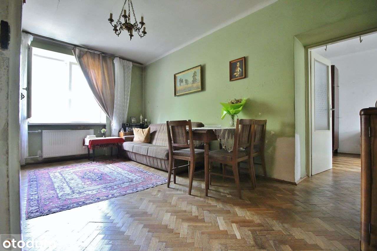 3/4 pokoje-osobna kuchnia/niska kamienica/Metro-4