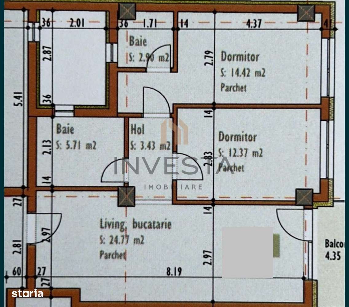 Apartament de 3 camere/constructie 2025/Cartier Marasti - Imagine principală: 2/6