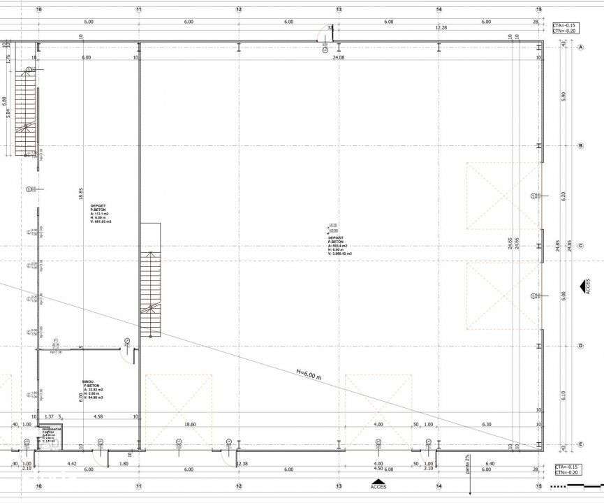 Modul hala cu birouri, porti sectionale drive-in - Imagine principală: 4/4