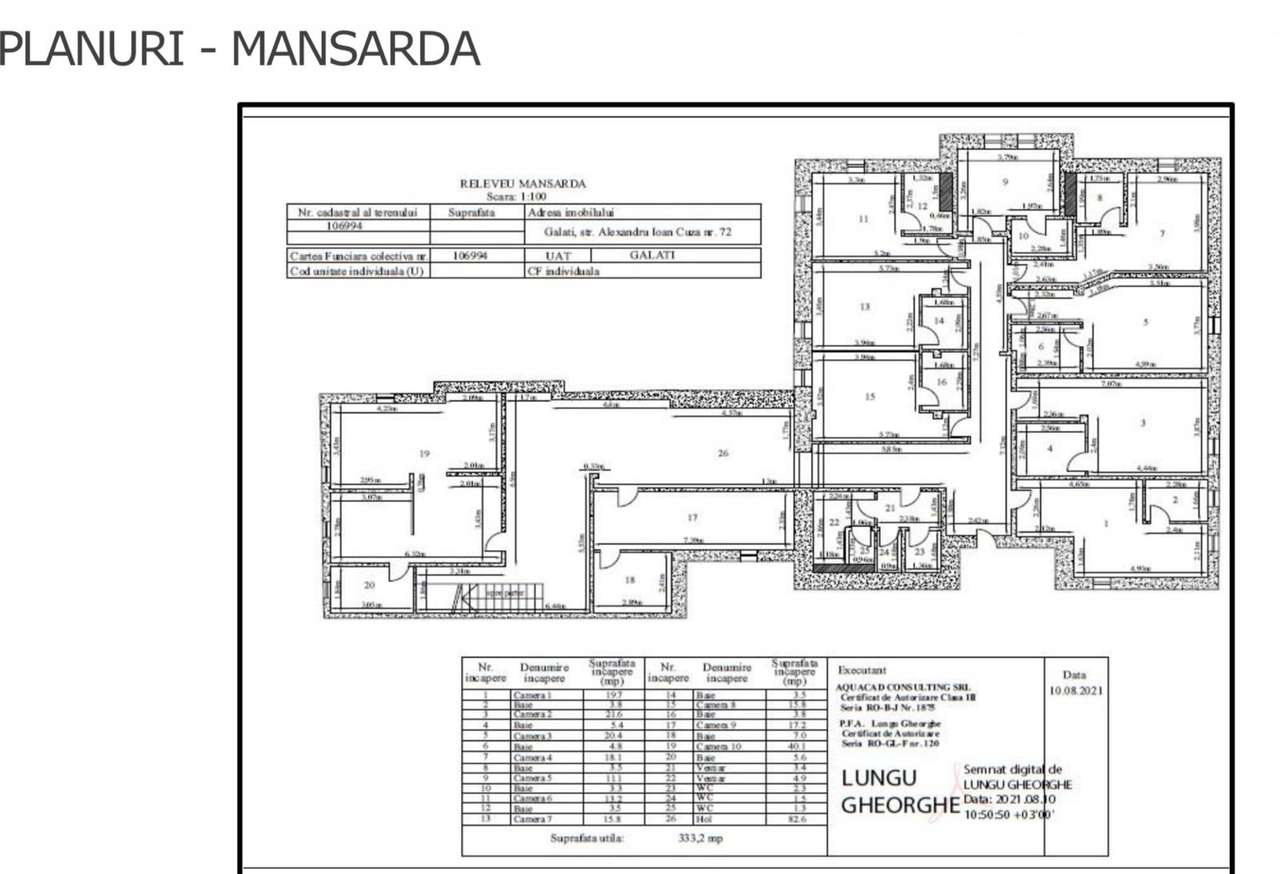 Casa/spatiu comercial/birouri900mp, teren1235mp, langa Primaria Galati-7
