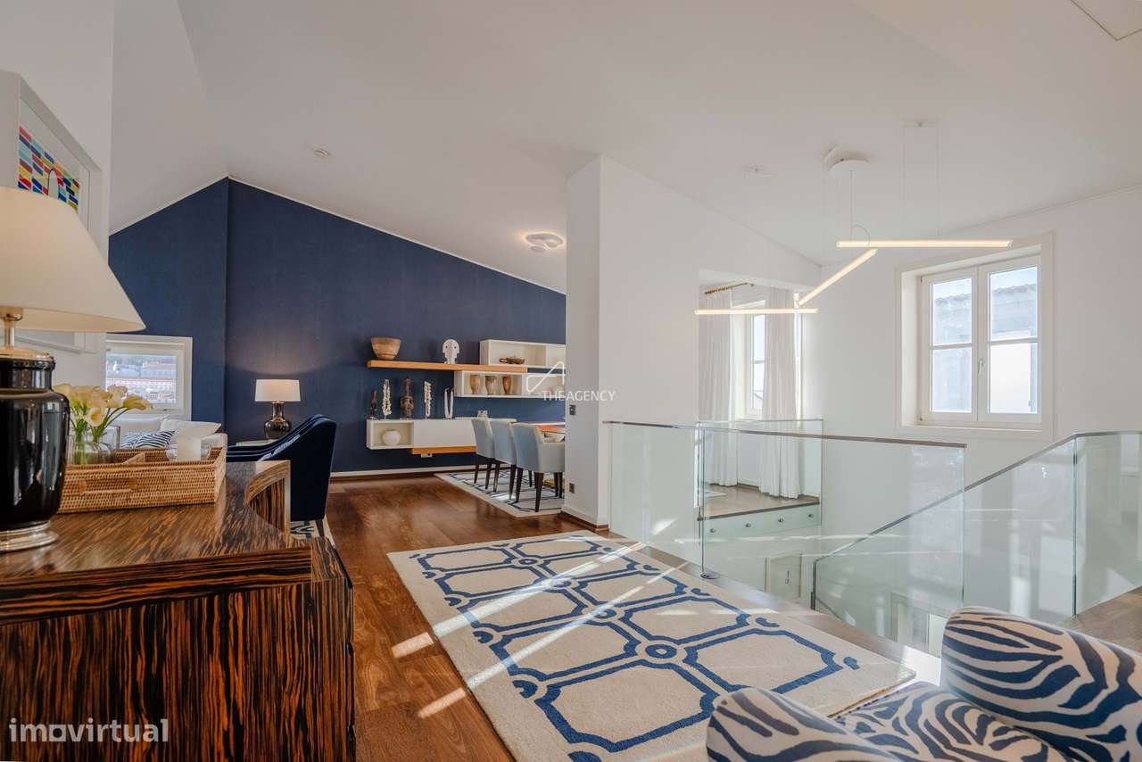 Duplex de luxo T2+1 com garagem no Chiado | 230 m² | Vistas panorâmica-11