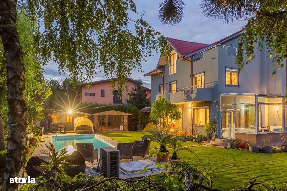 CASA PREMIUM P+1+M - Curte|Piscina|Sera- Bragadiru - Imagine principală: 1/15