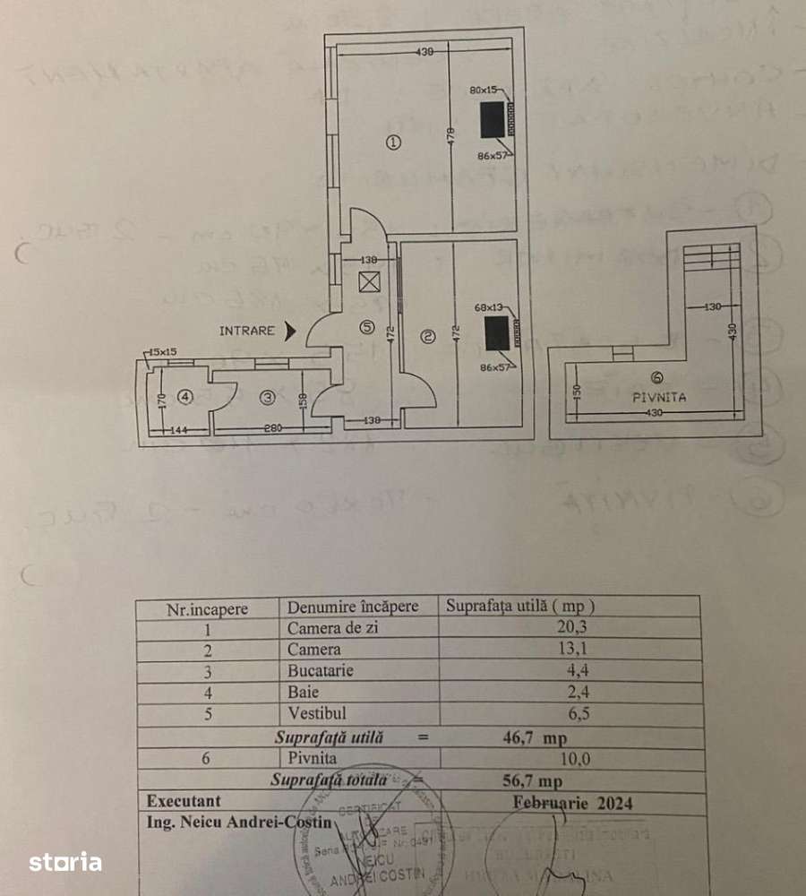 Vanzare casa cu 2 camere zona Traian in apropierea Liceului Xenopol ,-8