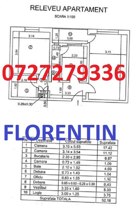 Apartament 2 camere etaj 1/8 Bloc 1982 Drumul Taberei, Sectorul 6, Bucuresti