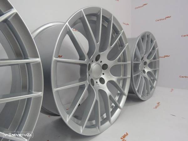 Jantes Look Bmw M359 19 8.5+9.5 5x120 Cinza Prata - 4