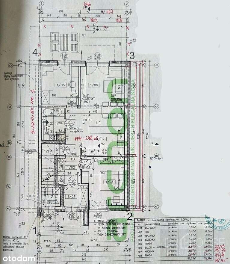 Mieszkanie 80m2, 3 pok. ogródek 100m2 - Kraków-18