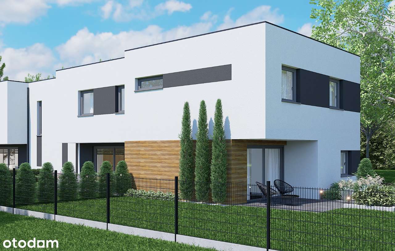 Skrajny segment/szereg z ogródkim w spokojnej okolicy / blisko centrum-13