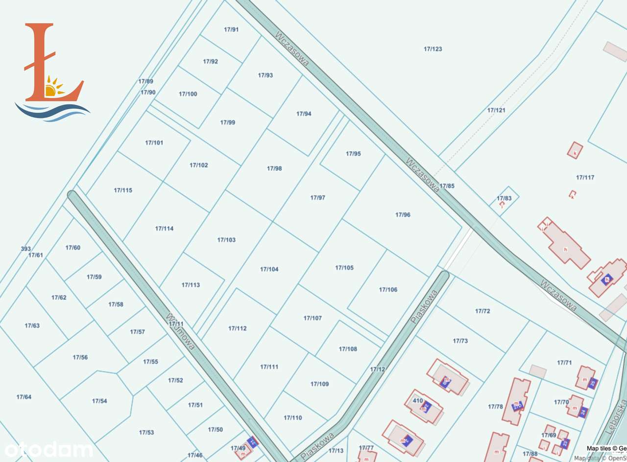 Działka budowlana na dom/pensjonat 1769m² m. Żarnowska/ k. Łeby FV-3