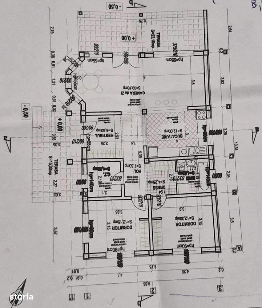 FARA COMISIOANE in Gulia la drum asfaltat casa 4 camere 2 bai P+M-19