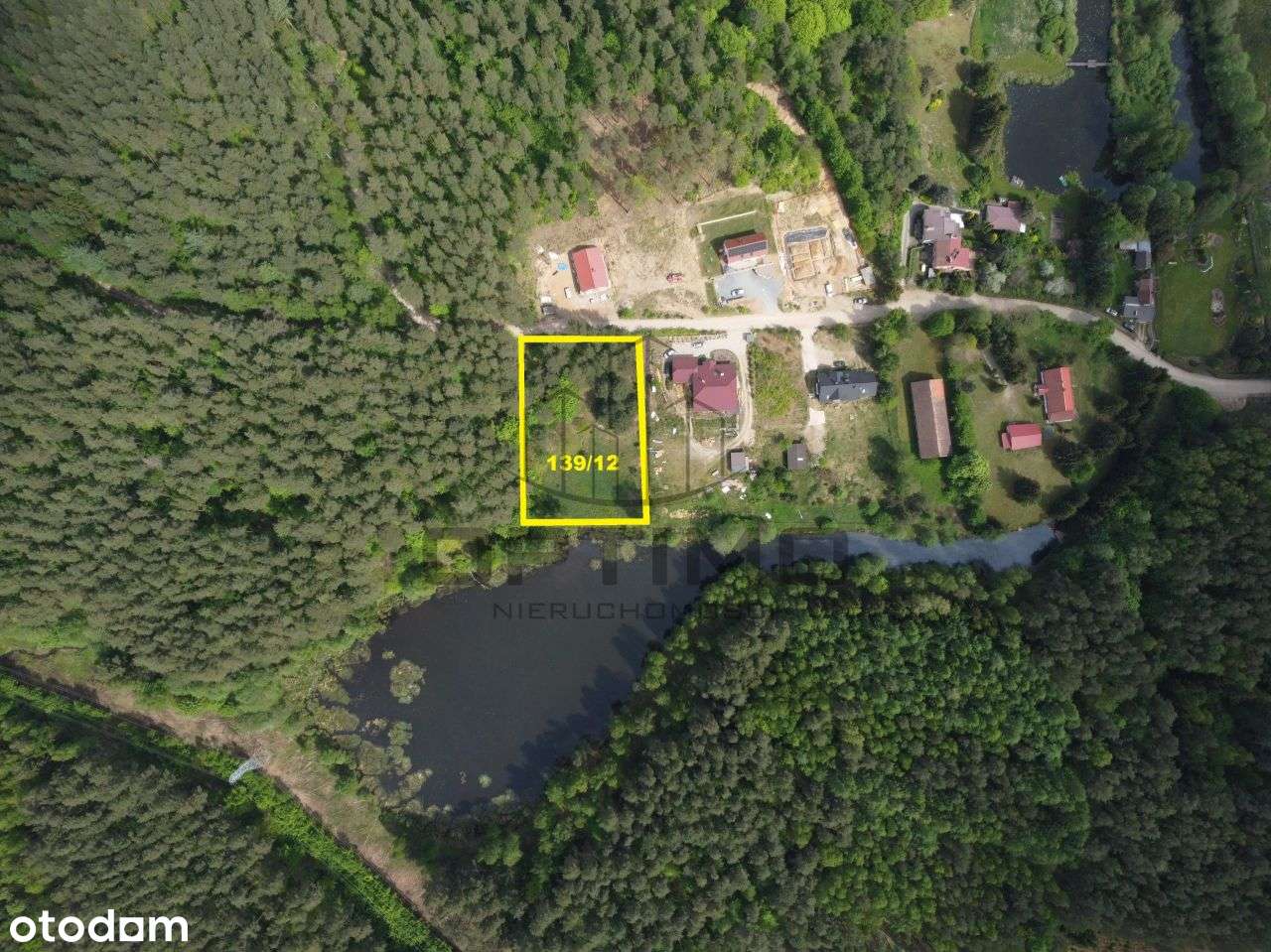 Wyjątkowa działka z widokiem na rozlewisko i las !-6