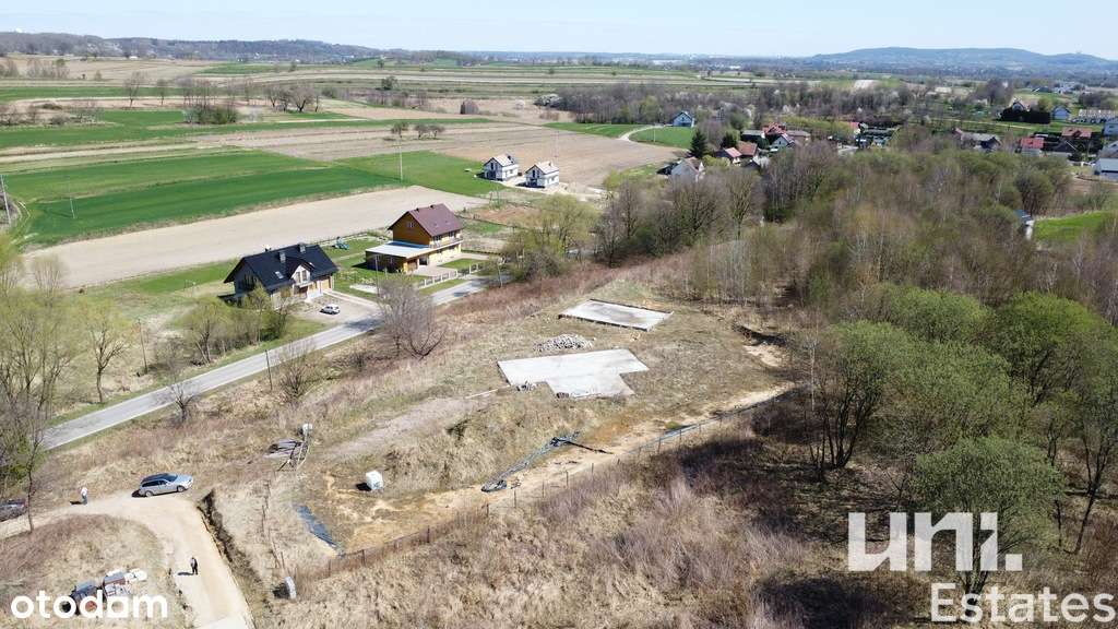 Mników| 25 arów z pozwoleniem na budowę| Płaska - Pełny obrazek: 4/8