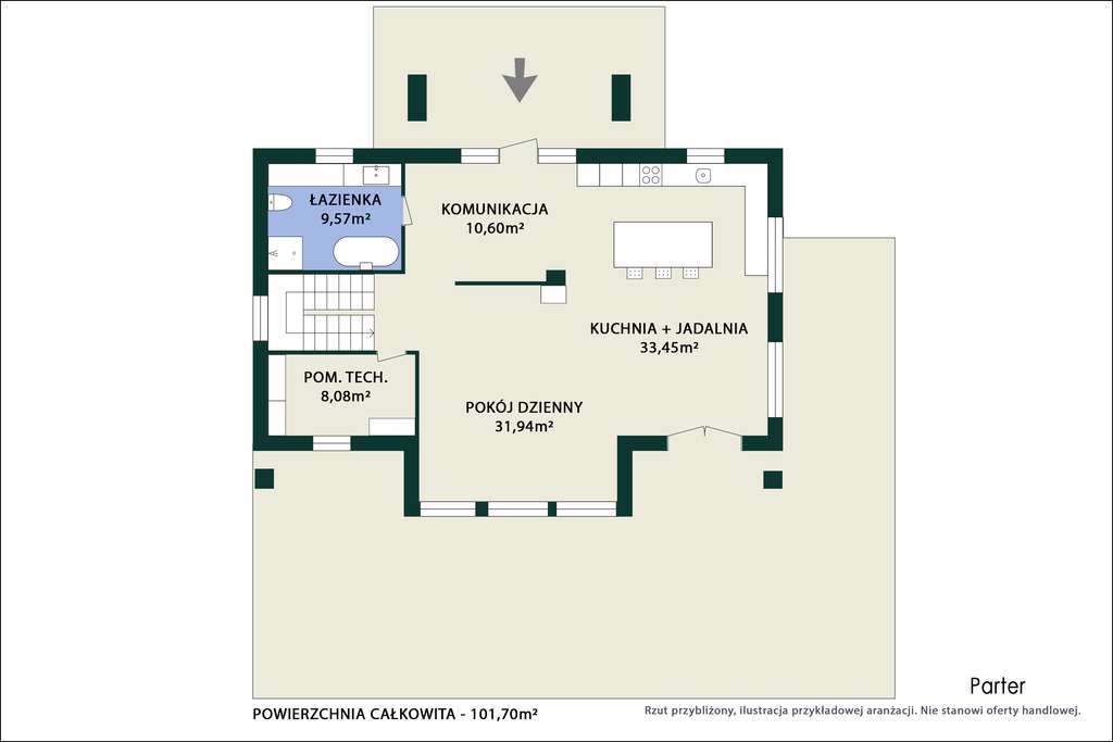 Dom 191 m2 na działce 1 611 m2 pod Radzyminem. - Pełny obrazek: 5/19