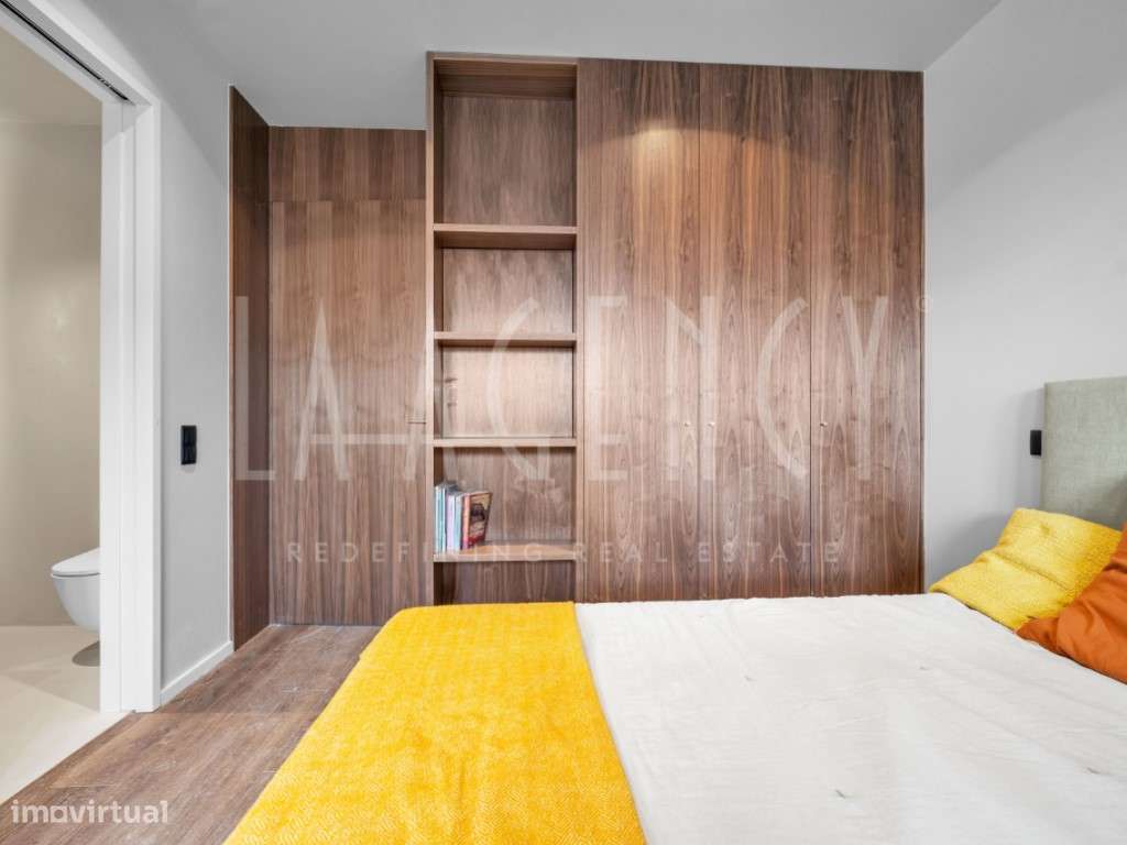 Estúdio T0 Totalmente Equipado e Mobilado-8