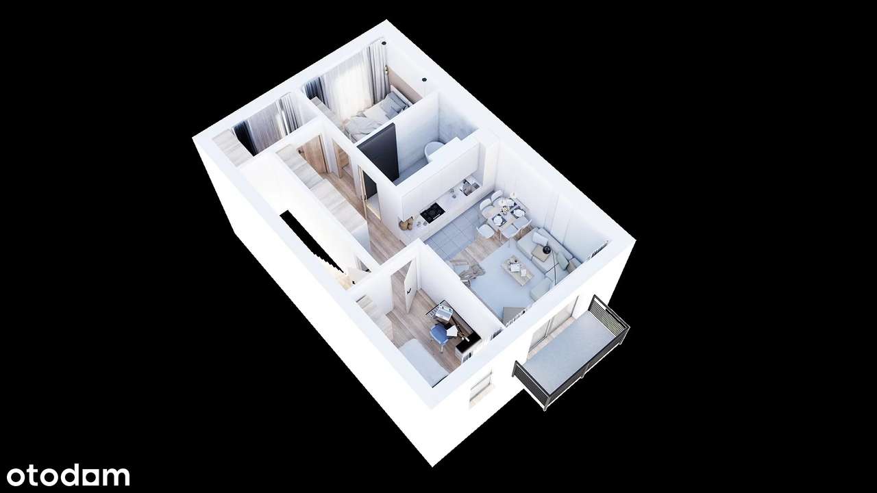 Nowe mieszkanie 3-pokojowe 60m2 na I piętrze – KROSNO ul. Klonowa-9