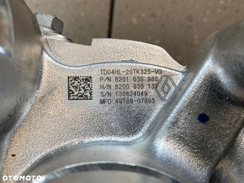 TURBOSPRĘŻARKA RENAULT/NISSAN/INFINITI 3.0 DCI 49189-07083 - 3