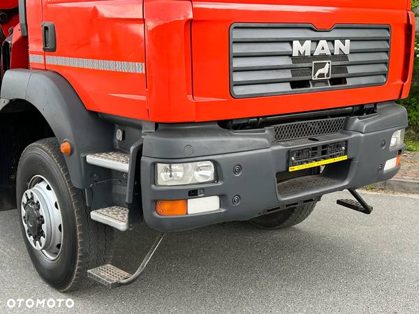 MAN TGM 18-280 MAN 4x4 HDS PALFINGER 105 KIPER WYWROTKA MEILLER BARDZO DOBRY STAN - 3