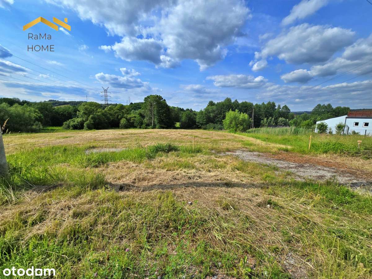 Działka usługowa 7000m2 , wjazd z drogi powiatowej-7