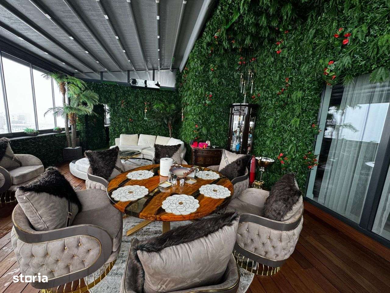 Penthouse 2 etaje 11+12 Mobilat Utilat Parc Tineretului - Imagine principală: 4/20