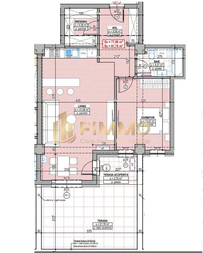 Apartamente 2 cam | 62mp | Terasa 22mp  | Traian Vuia | ID:1171 - Imagine principală: 2/7