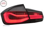 Stopuri LED M Look Black Line BMW Seria 3 F30 (2011-2019) LCI Design cu Semnal Din- livrare gratuita - 10