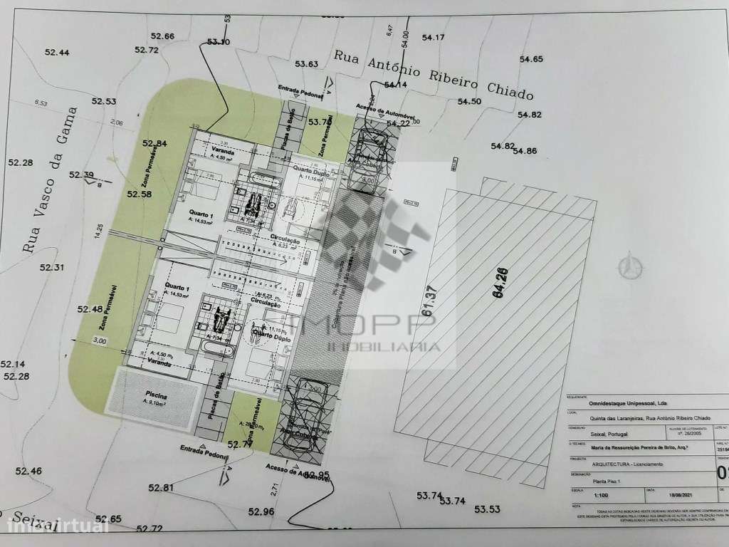 Moradia T2 +2 Geminada na Quinta das Laranjeiras ( em construção ) - Grande imagem: 4/12
