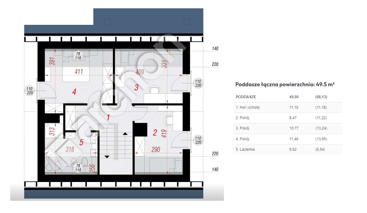 Dom wolnostojący na działce 654 m2 w cichej okolicy - Rudawa/Zabierzów-3