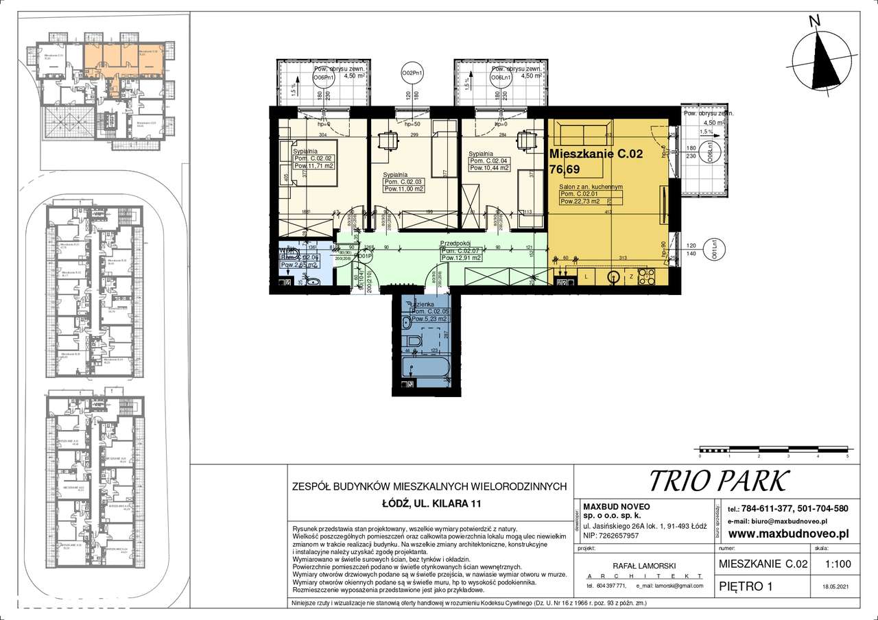 Przestronne mieszkanie 4- pokojowe obok parku! - Pełny obrazek: 4/4