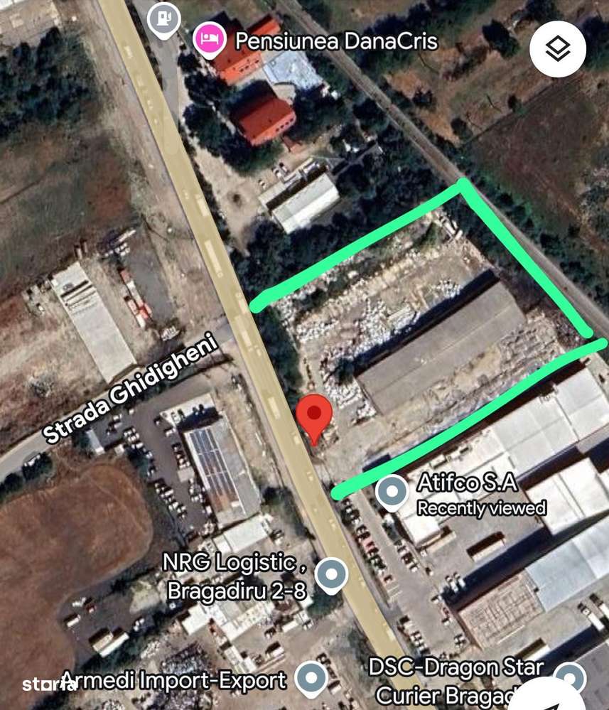 Teren intravilan 9.862 mp – poziție excelentă pe Șoseaua de Centură Br-6