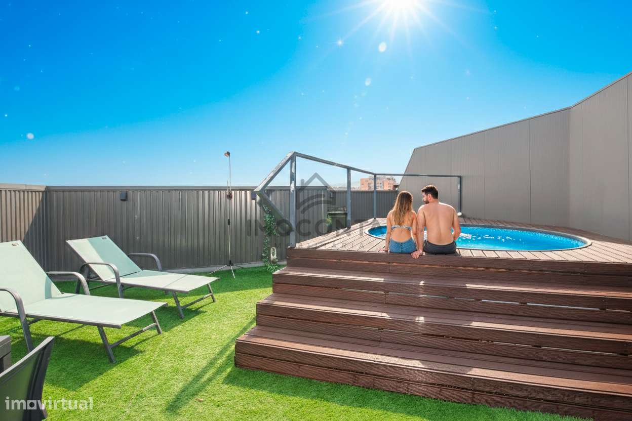 T3 Último Piso c/Terraço Edificio Camaleão- Valongo - Grande imagem: 4/32