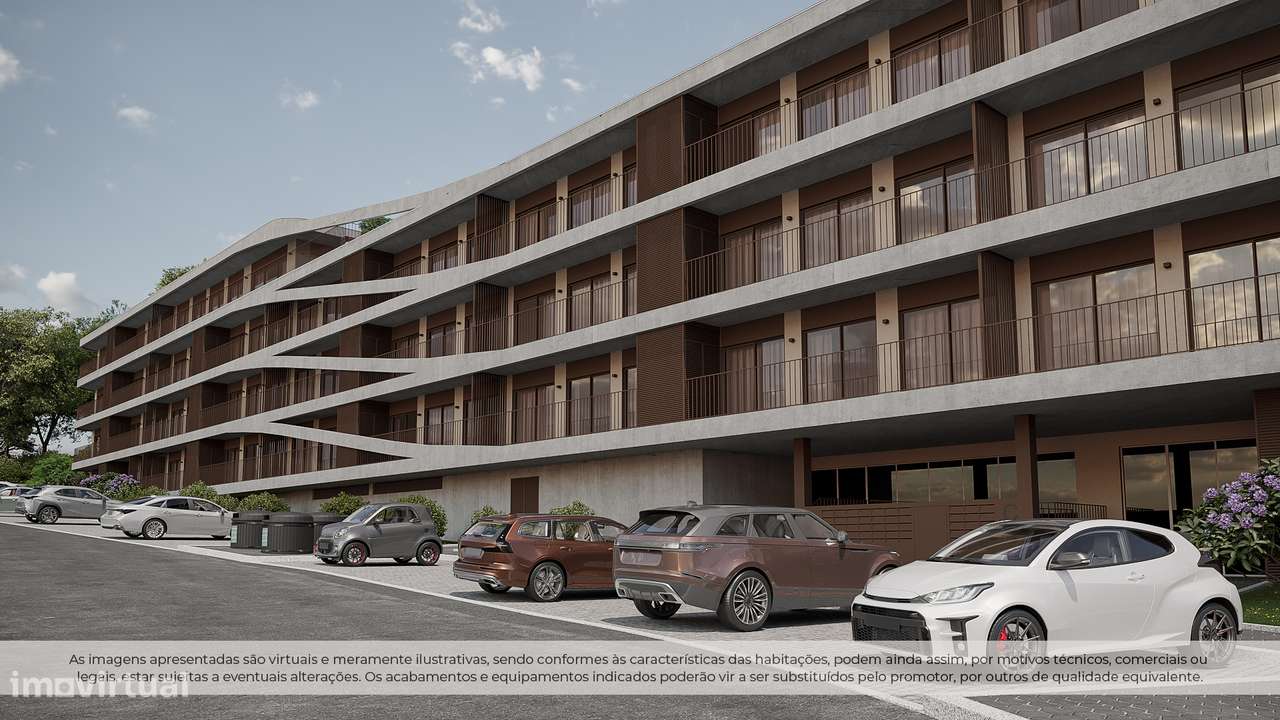 T1 NOVO c/ terraço de 32,48m2 e lugar de garagem em condomínio fechado-11
