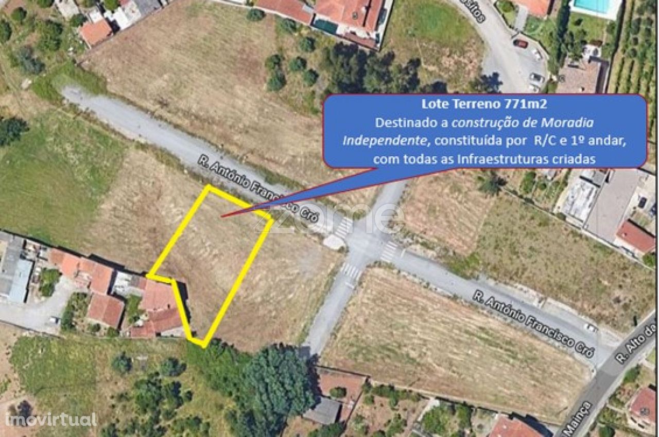 Lote de terreno para Construção em Coimbra