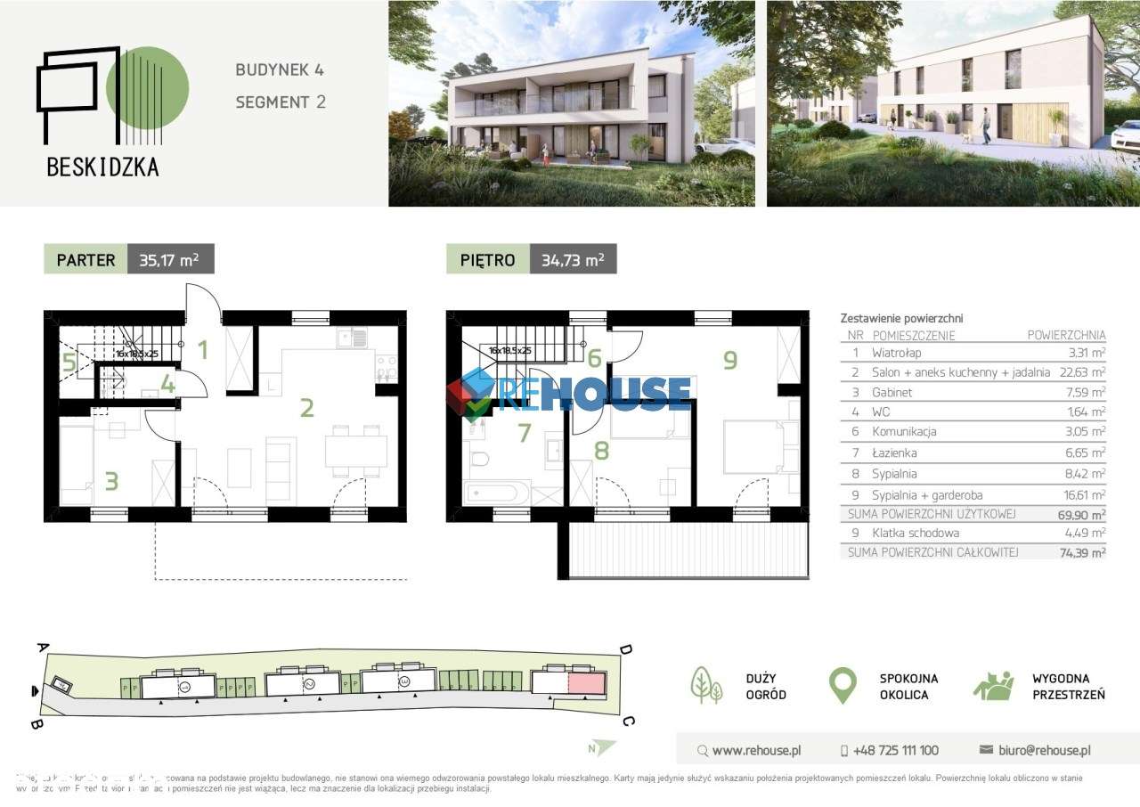 BESKIDZKA 366 – Nowoczesne wnętrze, wysoki standard wykończenia!! - Pełny obrazek: 5/6