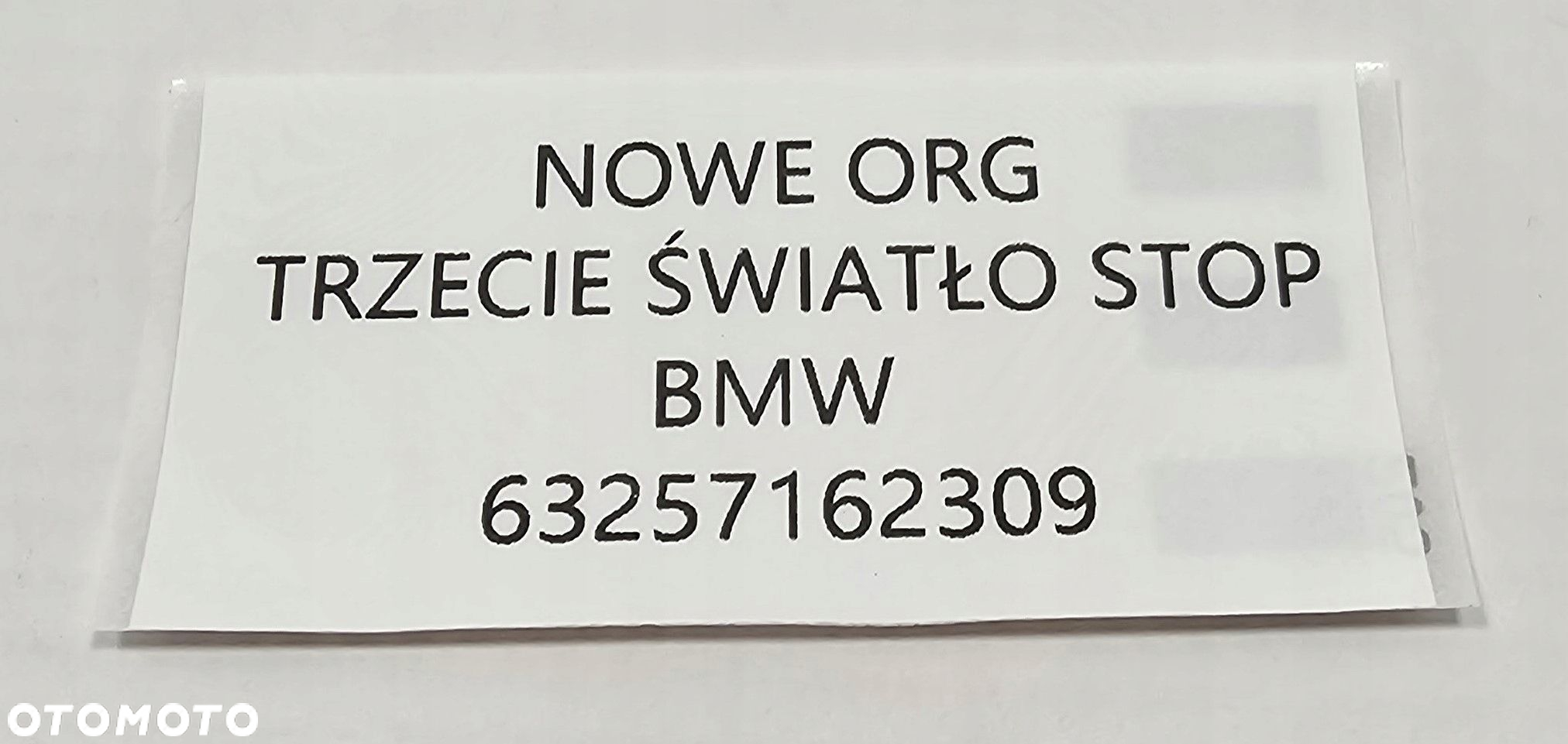 NOWE ORG TRZECIE ŚWIATŁO STOP BMW 3 E93 - 7162309 - 8