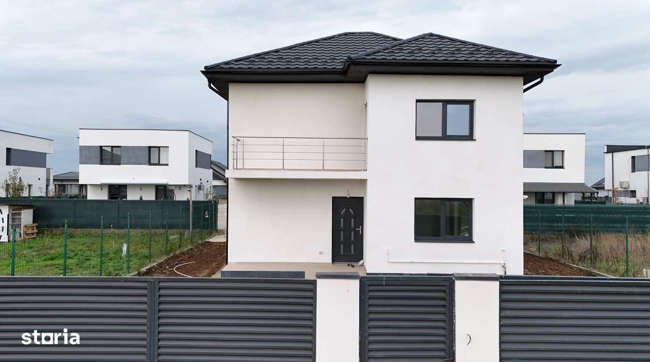 Casă Modernă 4 Camere cu 375 mp și Terasă Acoperită în Berceni, Ilfov-1