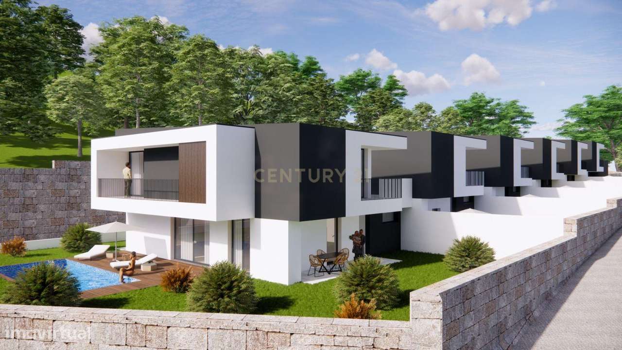 Moradia Geminada V3 com Piscina | Praia Fluvial da Pontinha – Marco de - Grande imagem: 2/8