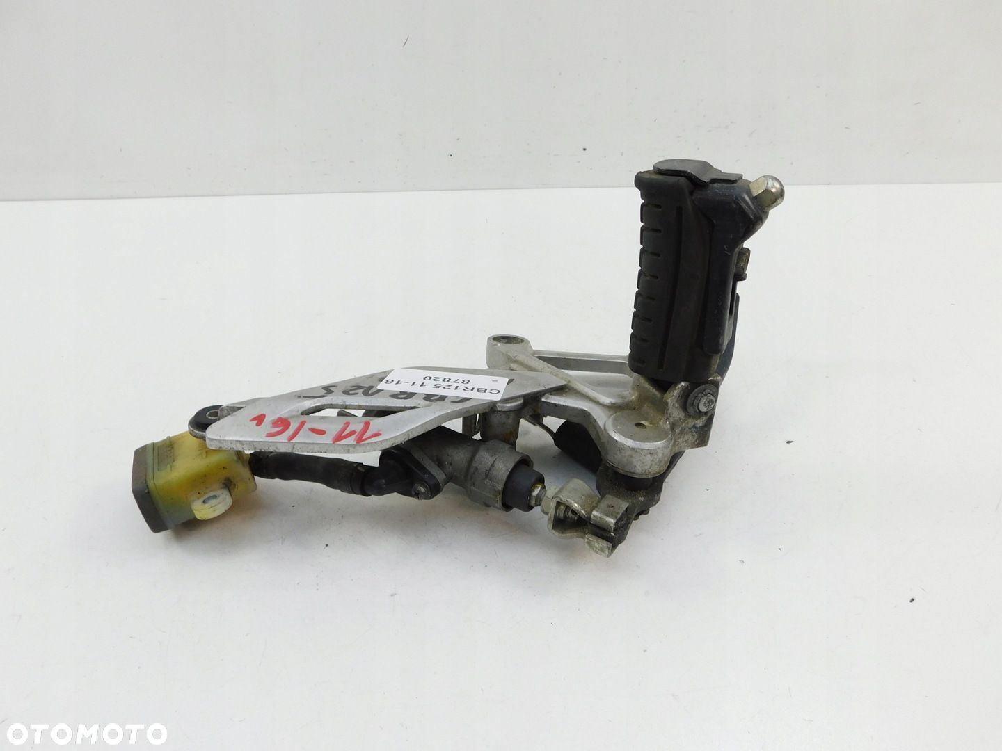 HONDA CBR 125 11-16 SET PODNÓŻEK KIEROWCY PRAWY  DŹWIGNIA POMPA HAMULCA - 2