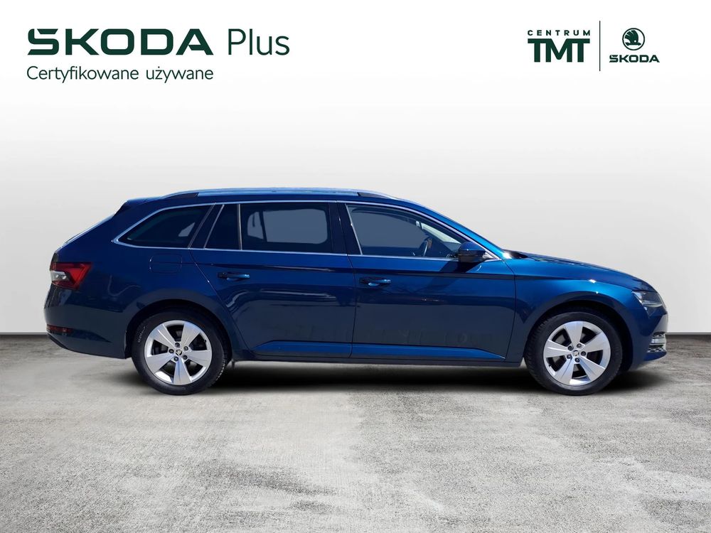 SKODA SUPERB Błękit Lava 4x4 DSG 2,0TDI 190KM Salon PL ASO