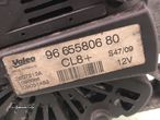 Alternador PEUGEOT 207 1.4 HDi | 02.06 -  Usado REF. 96 655806 80 MOTOR 8HZ - 5