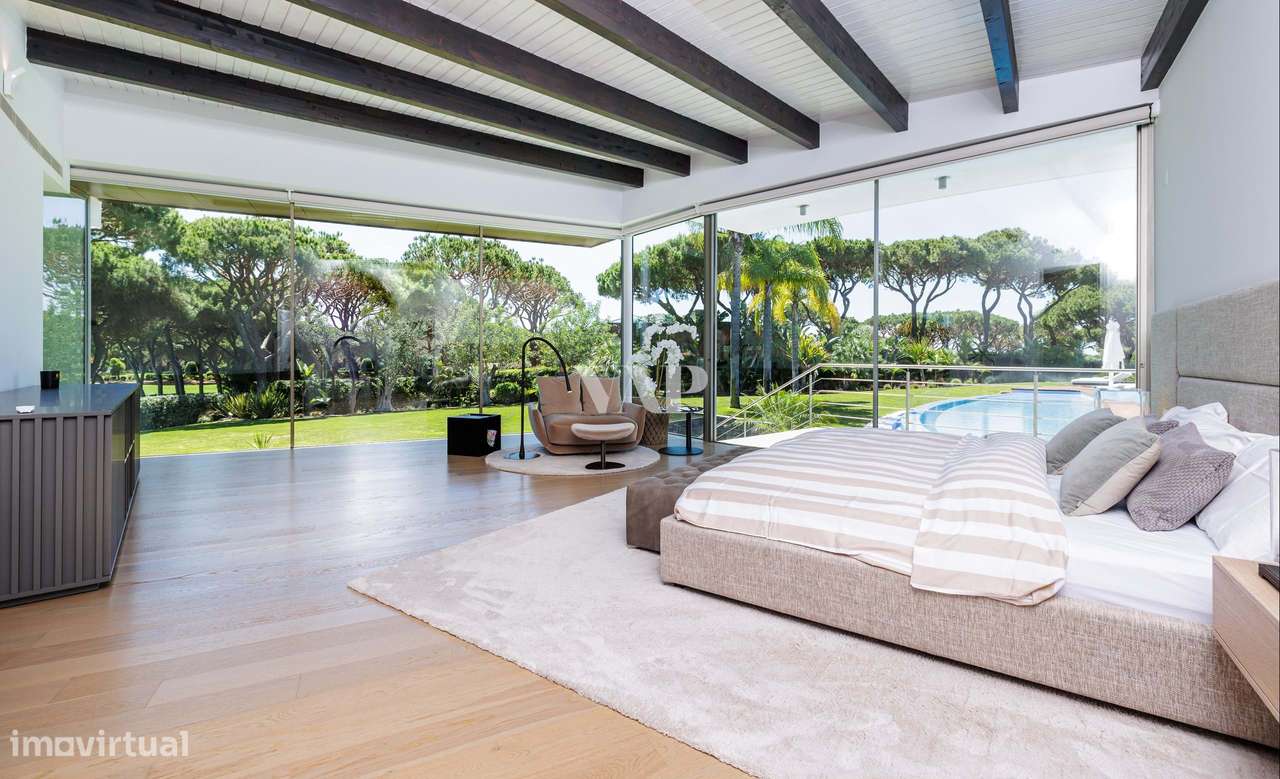 Moradia V5+1 luxuosa com vista panorâmica para o Golfe em Vilamoura - Grande imagem: 4/60