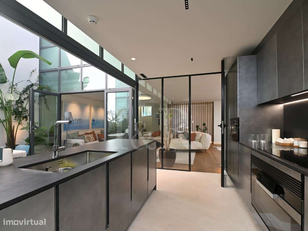 Apartamento T4 duplex com dois terraços e piscina em Belém-11