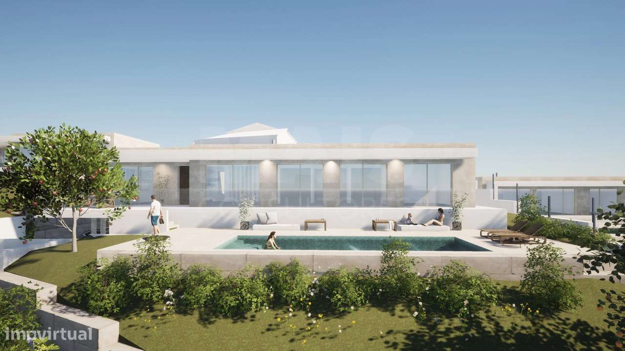 Moradia T4 com piscina em lote de 759m2 em Amoreira Óbidos-38