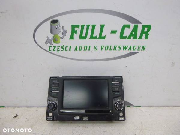 VW PASSAT B8 GOLF VII TOURAN EKRAN LCD RADIO NAVIGACJA NA CZĘŚCI 3G0919605D - 1