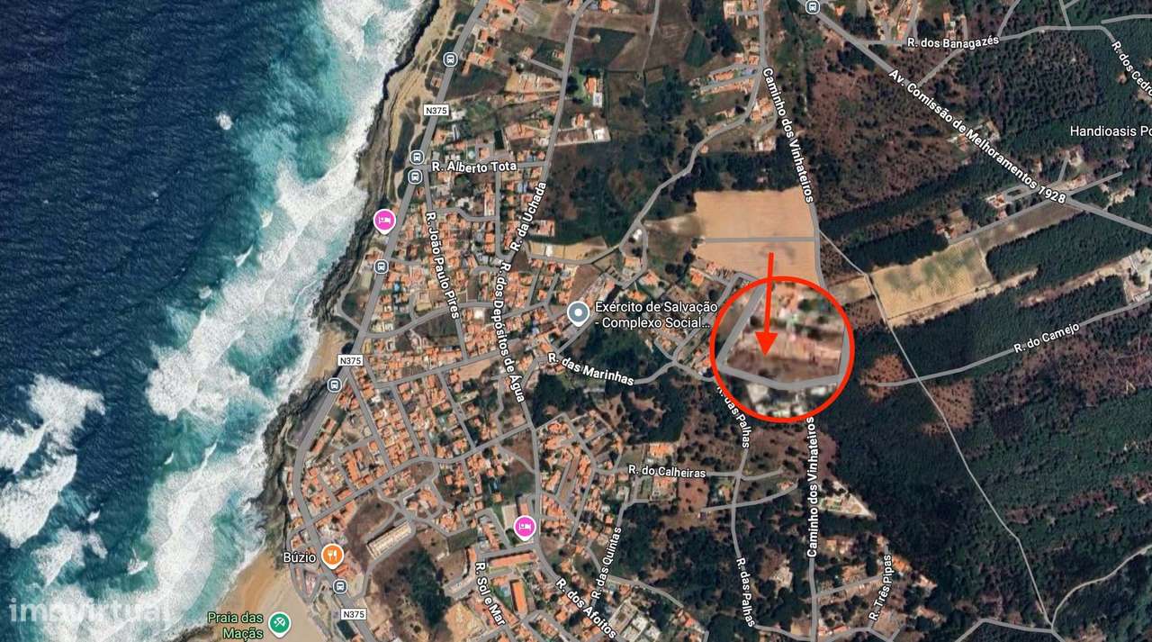 Lote de Terreno Urbano a poucos minutos do Atlântico – Praia das Maçãs - Grande imagem: 3/24