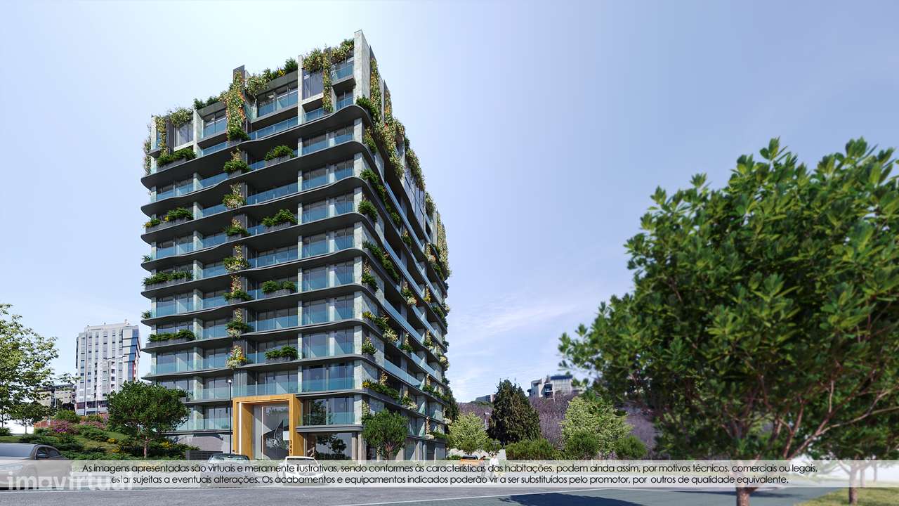 T2 NOVO com 2 Frentes, 2 Varandas (9,7m2), 2 frentes, lugar de garagem-11