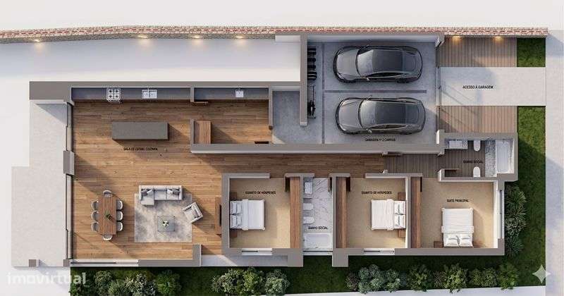 Moradia T3 em Sto André de Vagos - Grande imagem: 4/4