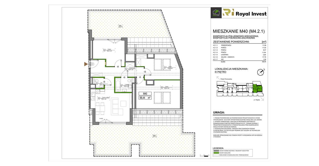 Green Park  | mieszkanie 4-pok. | C40 - Pełny obrazek: 2/7