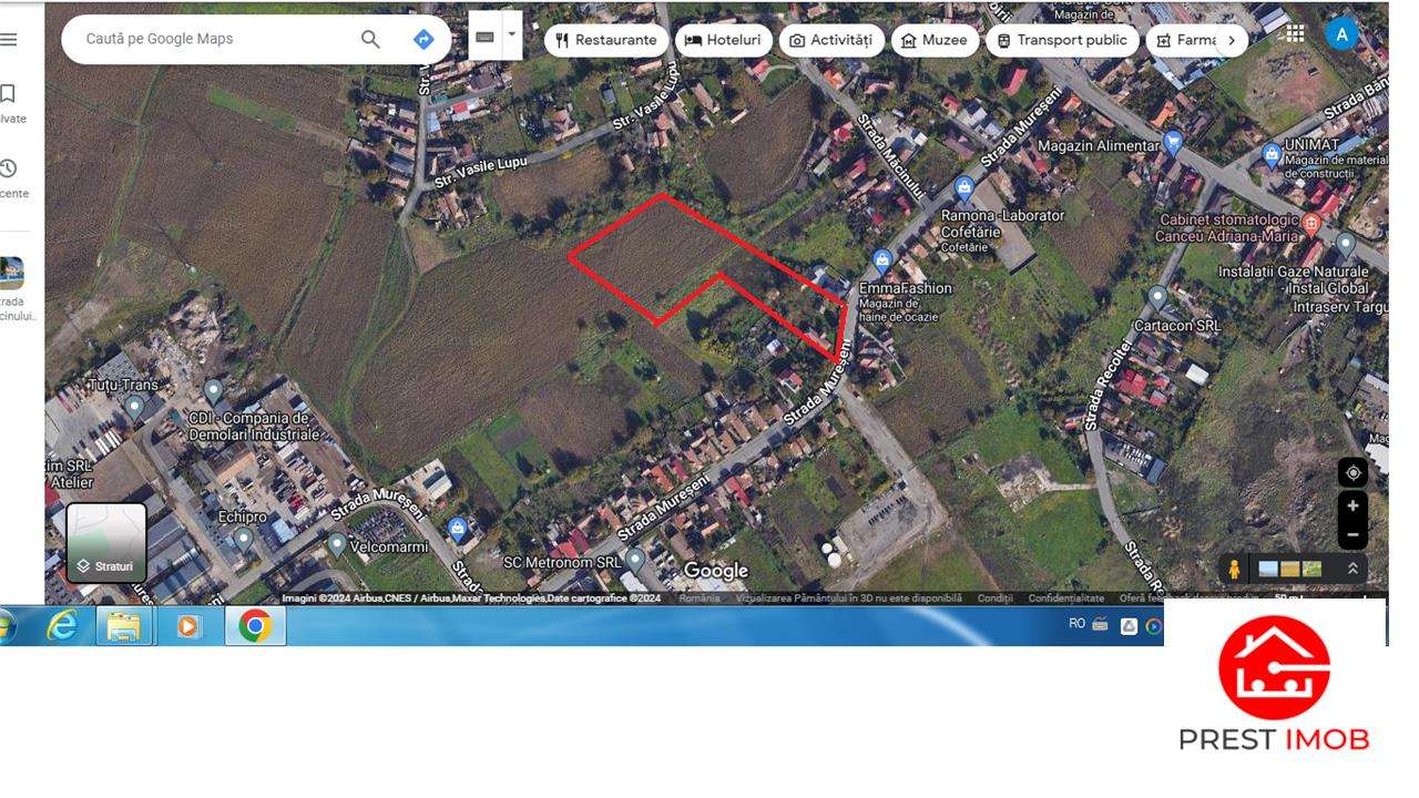 Teren intravilan de vanzare 14900 mp, 43m deschidere  Mureseni, Mures - Imagine principală: 2/13